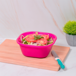 1pc Medium Plastic Mixing & Serving Bowl (Assorted) – 2500ml