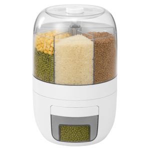 9KG Rice & Grain Dispenser – Multi-Section Airtight Storage Container