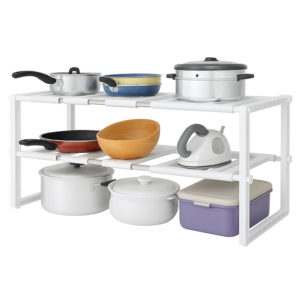 Adjustable Family Kitchen Rack – Multi-Layer Storage Organizer for Utensils