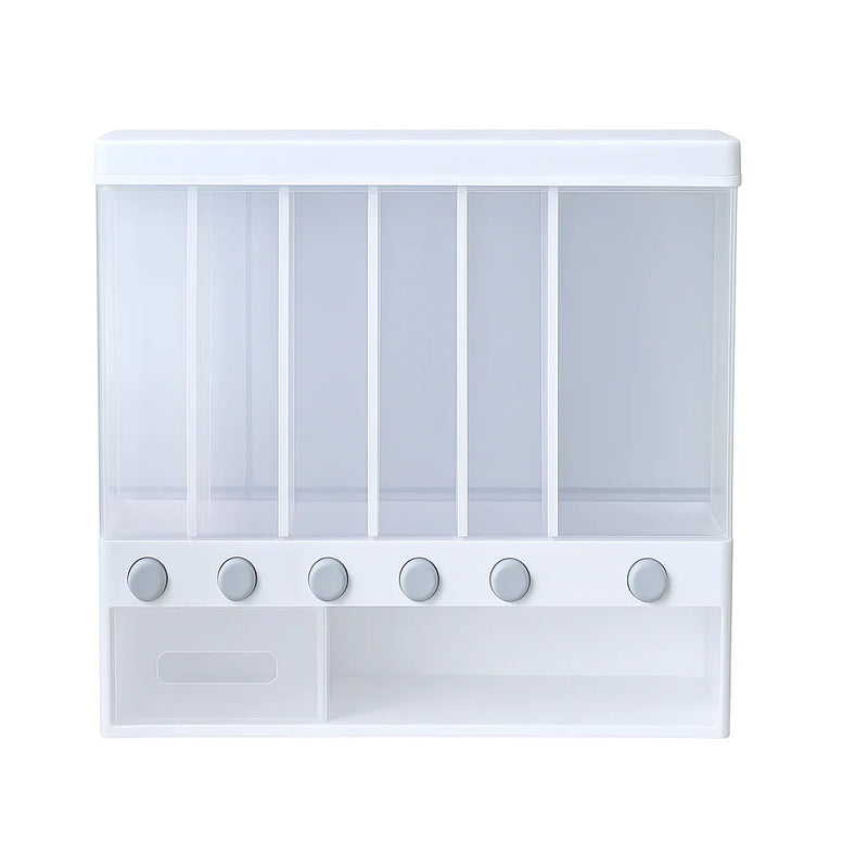 Wall-Mounted Rice & Cereal Dispenser – 10kg Multi-Compartment Grain Storage Container - Image 3